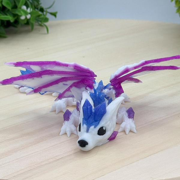Wolfskristalldrache – Eiswind Mini